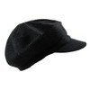 NY Summer Mesh Newsboy Cap (Black)