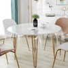 IBEQUEM Clear PVC Tablecloth, Waterproof/Oil Proof Heavy Duty Transparent Table