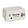 Eaton Tripp Lite SK10C32 Wall Outlet Extender & USB Charger,