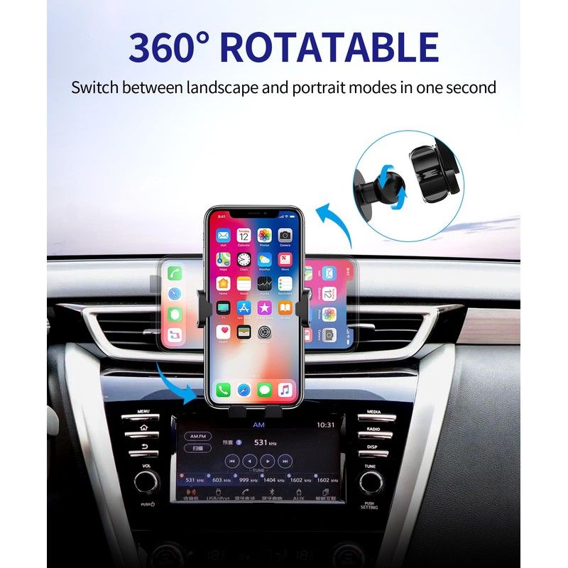 Masergogo Car Phone Holder for 2015-2024 Nissan Murano Auto Accessories