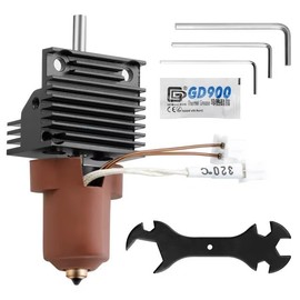 K1 Hotend Kit for Creality K1/K1 Max/K1C 3D Printer Extruder Hot End Kit with HeatSink,Thermal Glue, 0.4mm Hardened Steel Nozzle K1 Max Hotend Upgrade Kit