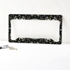 CafePress Boho Flower License Plate Holder Aluminum License Plate Frame,