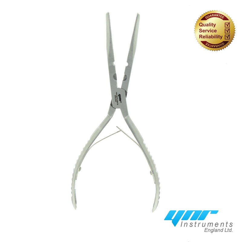 YNR® Triangle Fish Bone Pliers Silver Ring Line Cutter Fishing