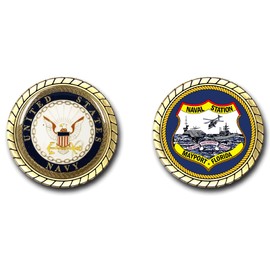 Military Productions Naval Station Mayport Challenge Coin