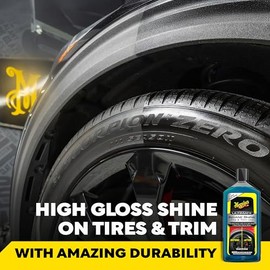 Meguiar's, Gel para Brillo de Neumáticos y Molduras Ultimate Insane, G262016, 473ml.