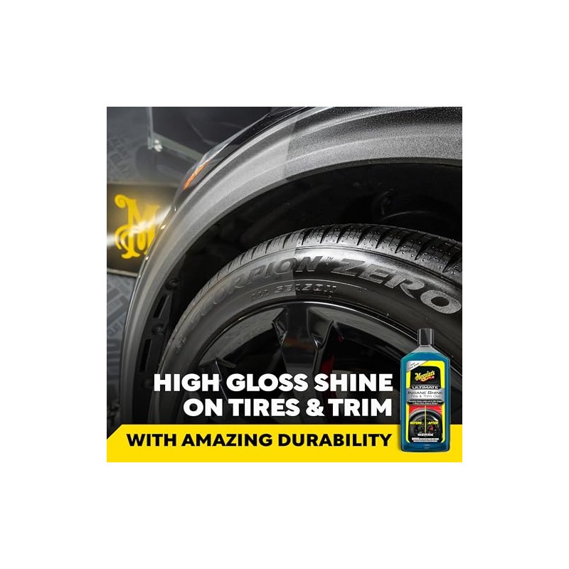 Meguiar's, Gel para Brillo de Neumáticos y Molduras Ultimate Insane,