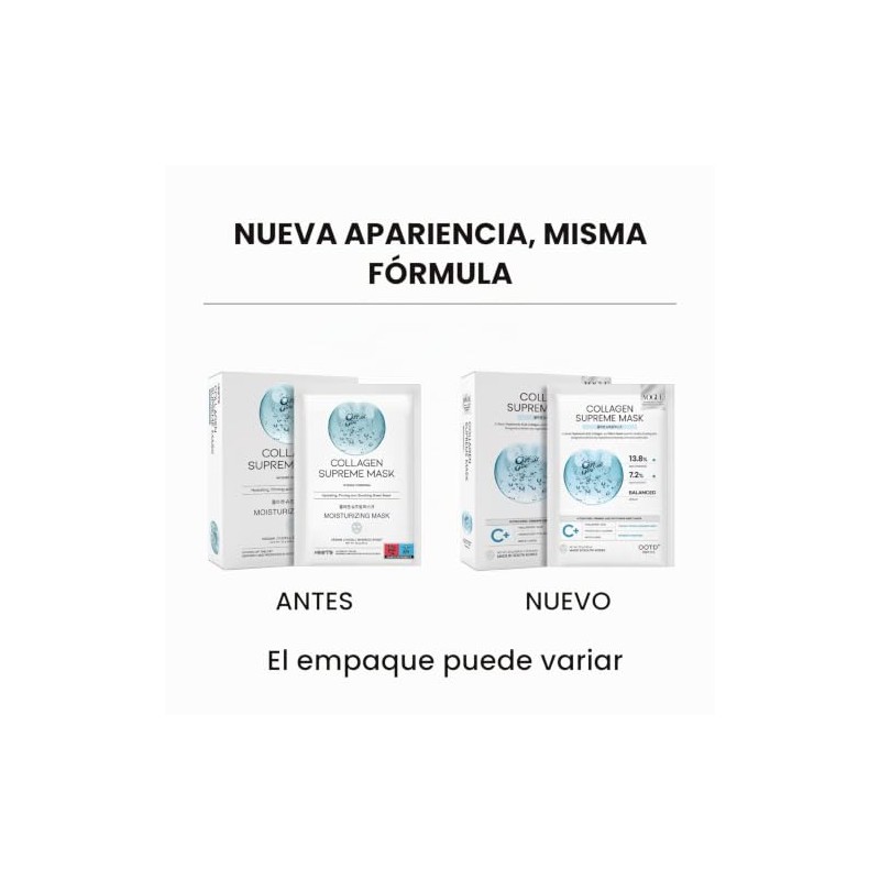 OOTD Hydrating Sheet Mask Starter Kit Paquete Variado Para El