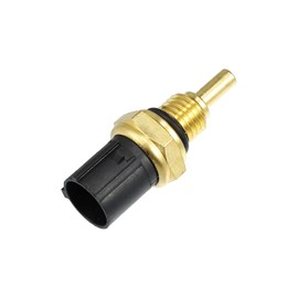 X AUTOHAUX Oil Temperature Sensor with O-Ring for VTM 4 for Honda Pilot 2003-2015 for Honda Ridgeline 2006-2014 48160-PGJ-003 Plastic Metal Black Gold Tone