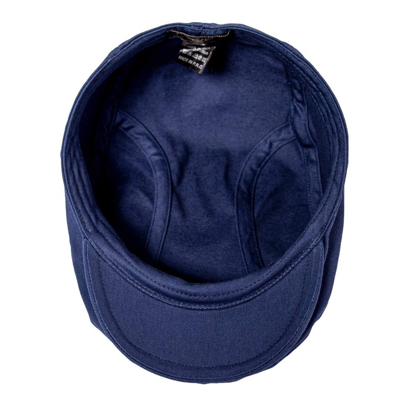 BOTVELA - Gorra para hombre de sarga de algodón, Marino,