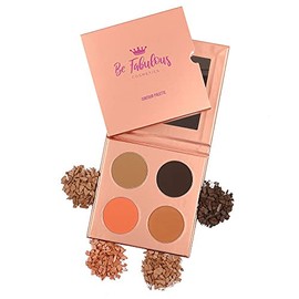 Be Fabulous Contour Palette. Beauty Make Up For Sculpting, Shape & Highlighting. Professional Cream Contour Set, Light & Velvet Formula. Matte Pigment Colour For Bronzing & Shaping. (L.A Lady)