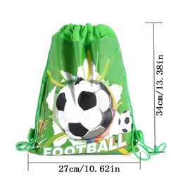 Integrity.1 Football Drawstring, Pack of 9 Football Party Bags Drawstring, Football Drawstring Party Bag, Suitable for Daily Use. Birthday, Party, Gift, Promotional Price
