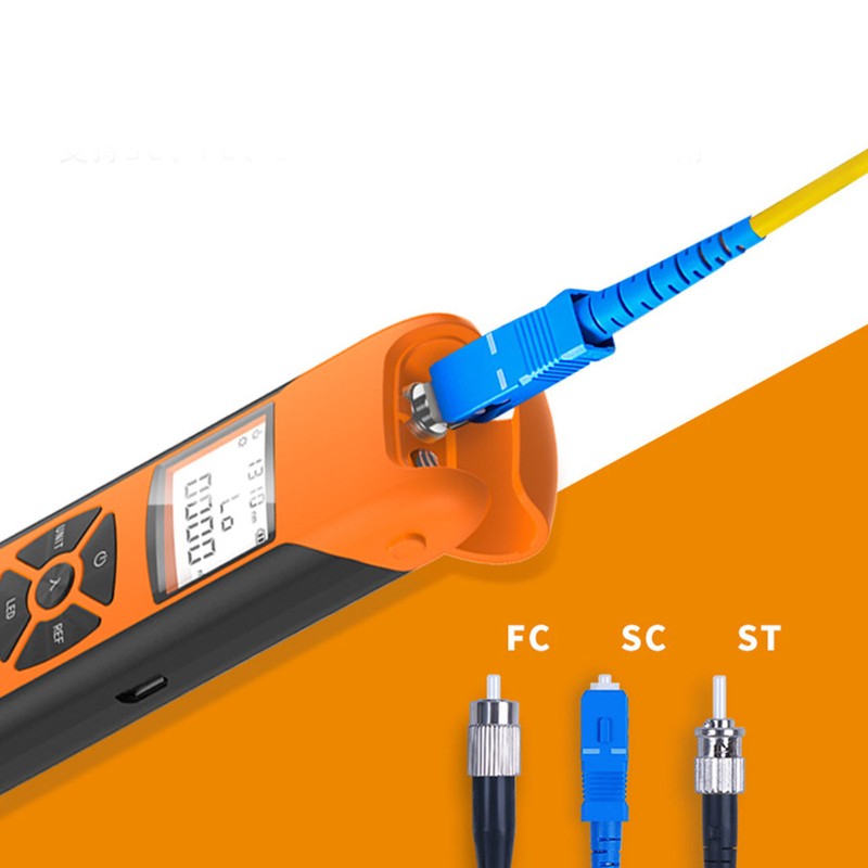 Optical Fiber Power Meter 800 to 1700 Nm Portable Auto