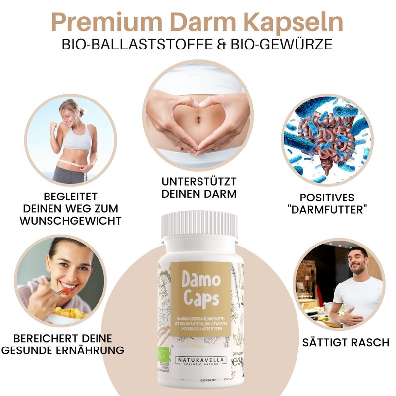 Dr. Elisabeth DamoCaps® | Intestinal Capsules with High-Quality Organic Herbs