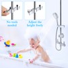 Lweiiws Shower Head Holder for Slide Bar Adjustable 20-29mm, Adjustable