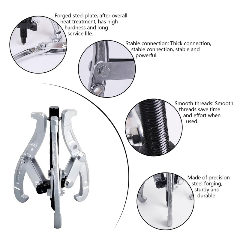 JNNJ Puller Tool Bearing, Inner Bearing Puller, 3 Arms, Gear