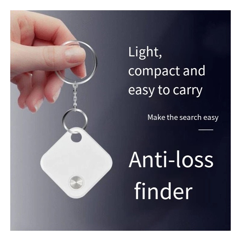Unbranded Versatile Square Button Finder Smart Bluetooth Anti-Lost Device for