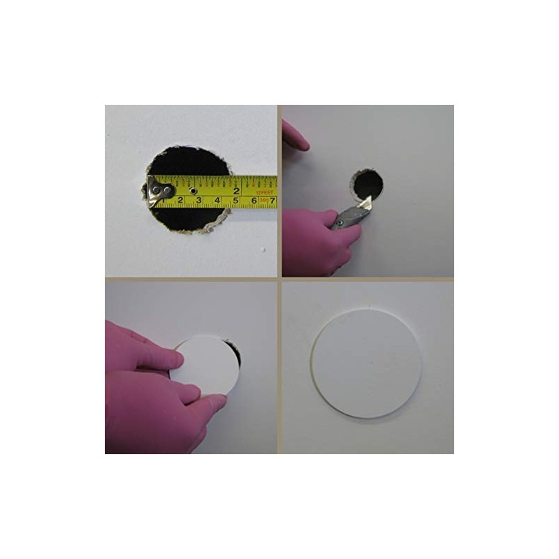 RoutCAD Hide Hole Quick Round Repair Panel for Wall and
