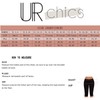 Urchics Pantalones cortos largos de natación para mujer, talla grande,