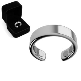 Gipfelfreund Nevolta Magnetic Ring Vital, Nevolta Snoring, Nevolta Magnetic Therapy Ring, Reduces Stress, Anxiety, Improves Sleep Quality, Non-precious metal