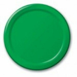 celebrations Emerald Green 9 inch Lunch Dinner Plates 8 Ct
