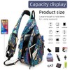 TurnWay Water-Proof Sling Backpack/Crossbody Bag/Shoulder Bag for Travel, Hiking, Cycling,