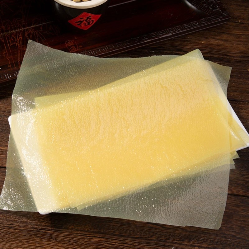 Handmade Sliced Tender Tofu Skin, 3 Pack Soybeans Skin for