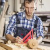 Carpenter's Square Set, 18 cm and 30 cm Triangle Ruler,