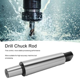BORDSTRACT Drill Chuck Arbor MT4-JT3, Tang End Morse Taper Shank Arbor, High Speed Steel Self Tightening Drill Chuck Arbor Adapter for Accurate Processing