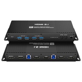 Hdmi kvm Switch 2 Monitors 2 Computers 4k 144hz edid emulators hotkey Switching kvm Switch hdmi Dual Monitor 2 Computer edid Extended Display kvm Switch hdmi edid Copy 1440p 120hz 144hz Daoistek