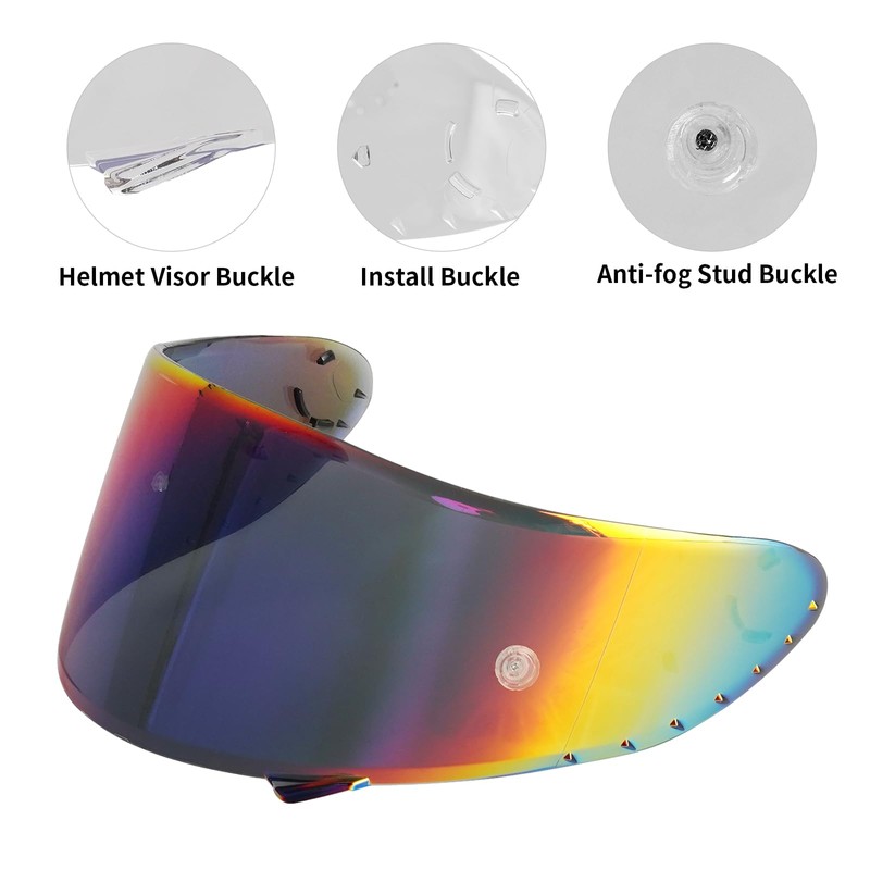 VCOROS Helmet Visor Replacement for X14, X-Spirit III,X-Spirit, RF-1200,CWR-1,RF-SR Helmet