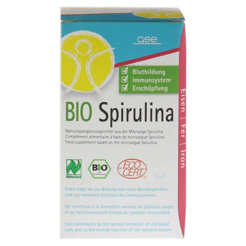 GSE BIO Spirulina, Naturland zertifiziert, 1er Pack (1 x 120