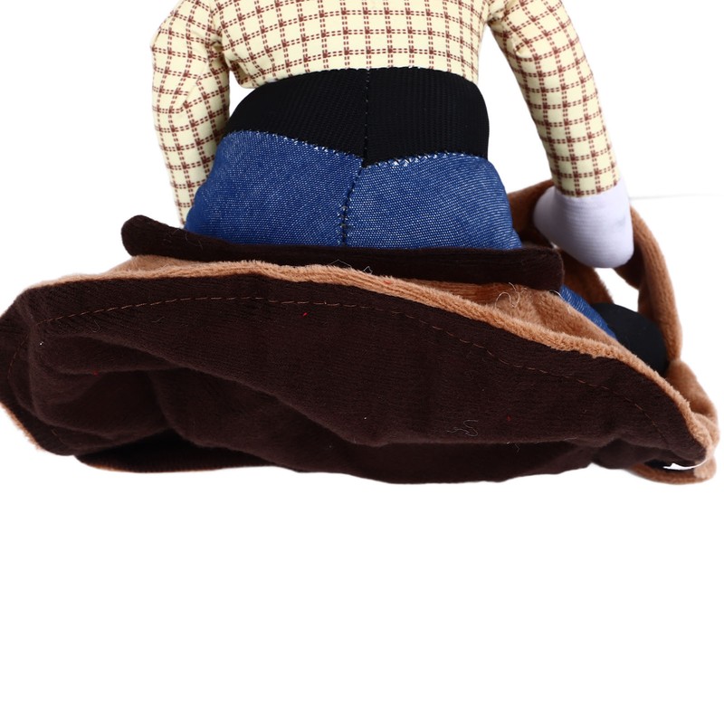 Cowboy Pet Costume Breathable Comfortable Polyester Dog Cloth Decorative Funny