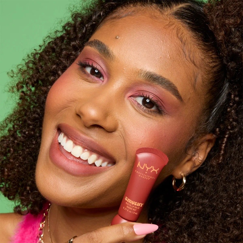 Bálsamo Labial Smushy Matte De Nyx Professional Makeup Snuggle Szn