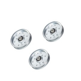 Replacement part fits (3) Flat Idler Pulleys Fits Troy-Bilt Mustang Zero Turn Mowers CHStet24317