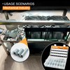 322 Pieces Hex Standoffs Spacers and Screws Assortment Kit,M3M4M5 Carbon
