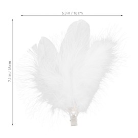 Beavorty alas de angel diademas para el cabello pinzas para el de novia Accesorios de danza ballet accesorios para el cabello para niña tocado de cisne aleación