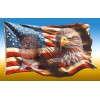 American flag Trump bald eagle decal
