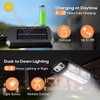 43 LED Solar Flood Light PIR Motion Sensor Security Garden
