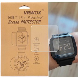VRWOX [3-Pcs] TPU Screen Protector For 1894 Men Sports Military Watches,Full Coverage HD TPU Clear Anti-Bubble and Anti-Scratch