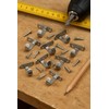 Fuxxer 10x Undermount Iron Hooks 33 x 24 mm for