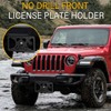No Drill License Plate Holder Compatible with Jeep Cherokee 2014-2023