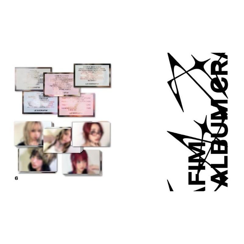 COMPACT VER. LE SSERAFIM - 4TH MINI CRAZY Korean Edition