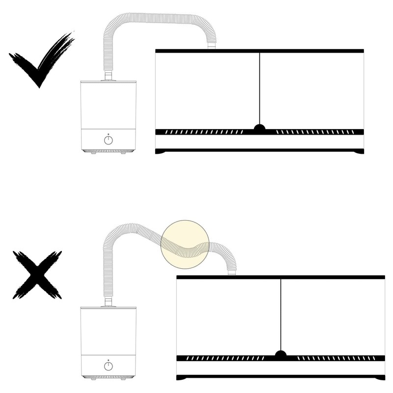 MRREPTILE Reptile Fogger Humidifiers Mister, Misting System for Reptiles, Terrarium