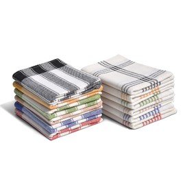 Home Passion 52570 Pack of 12 Kitchen Towels 50 x 70 cm Multi-Coloured
