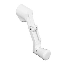 Prime-Line H 4317 Operator Folding Crank Handle, 11/32 In., White Painted Finish, Split (2 Pack)