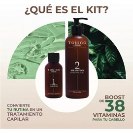Tonico Vittale Kit 2, Tónico Y Shampoo Para Cabello Grasoso Crecimiento, Reparación Y Fortalecimiento Capilar Hidratación Y Suavidad Fórmula Ingredientes Naturales sin Parabenos Unisex