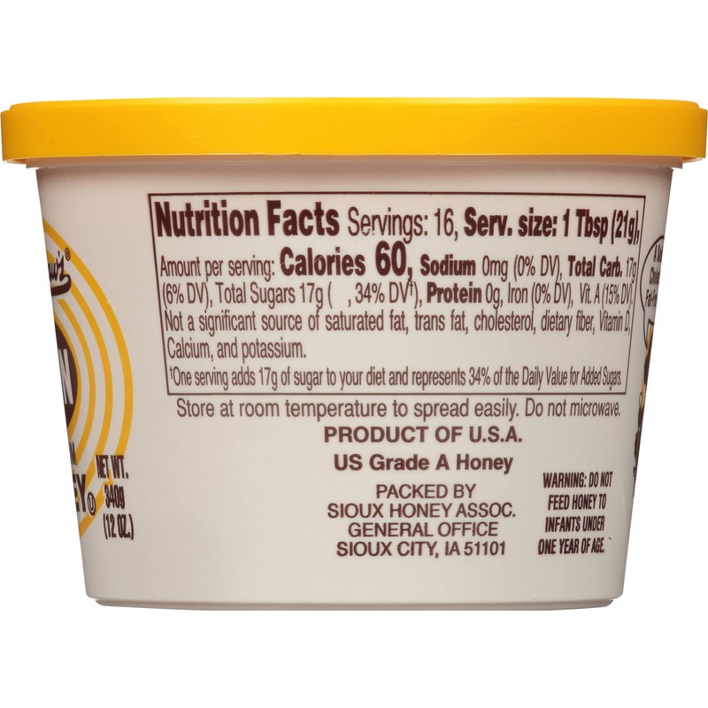 Bradshaw’s Spun USA Clover Honey, 12 Ounce Bradshaw’s Premium Clover