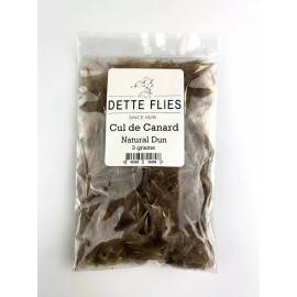 Dette Flies CDC Plumes (Cul de Canard) - 3 grams - Natural Dun
