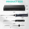 HAUSHOF Cordless Electric Knife 8V Rechargeable Meat Cutter Reciprocating Blades