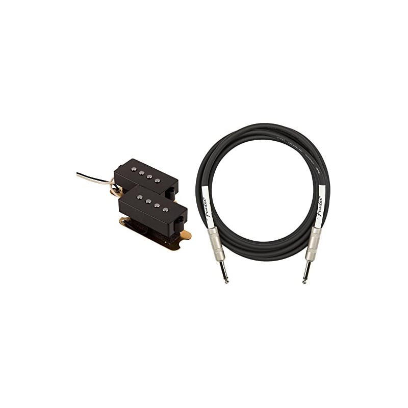 Fender Original Precision Bass Pickups Bundle with Instrument Cable
